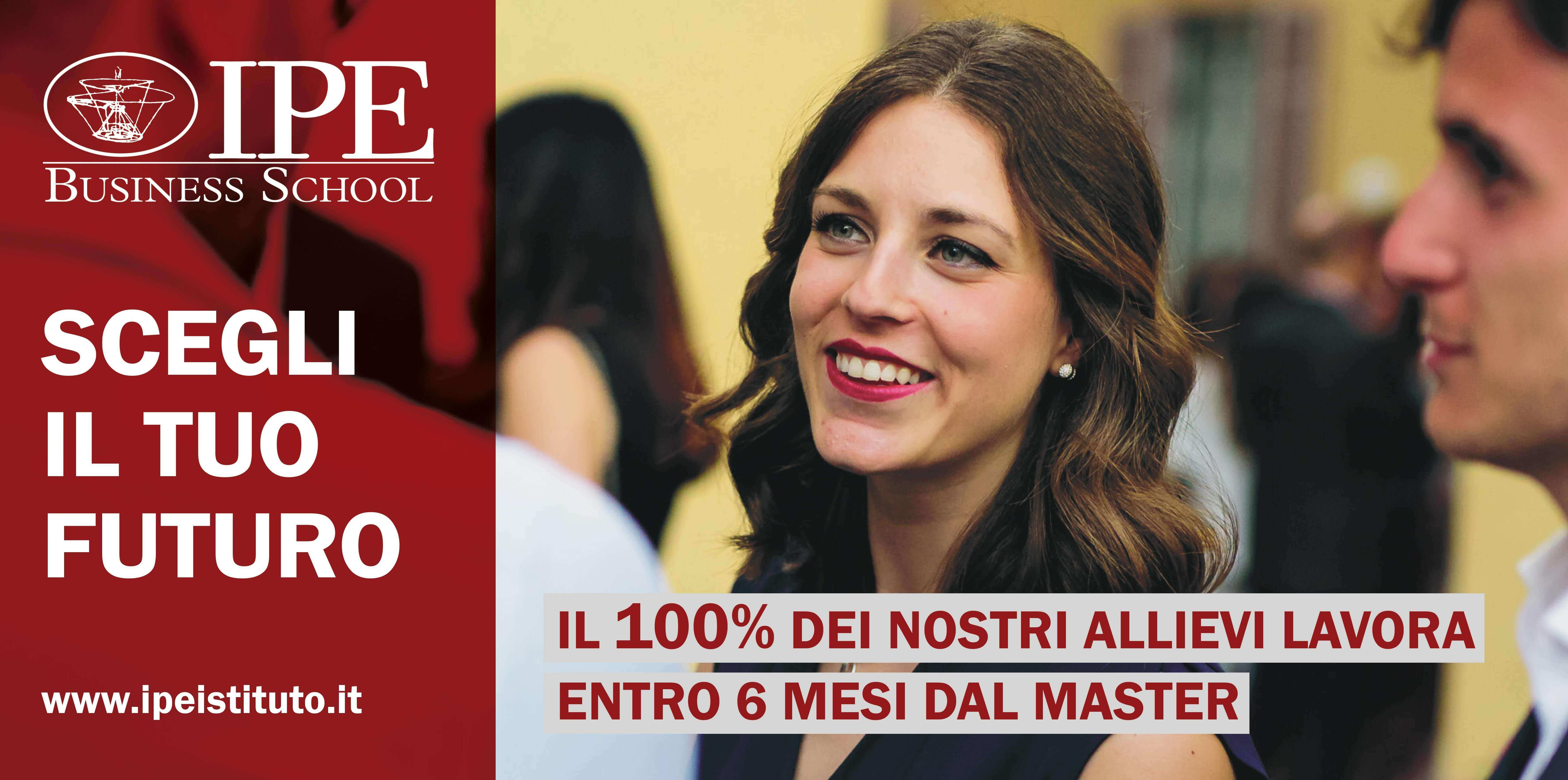 master ipe post laurea Cerchiamo talenti per i Master IPE Business School