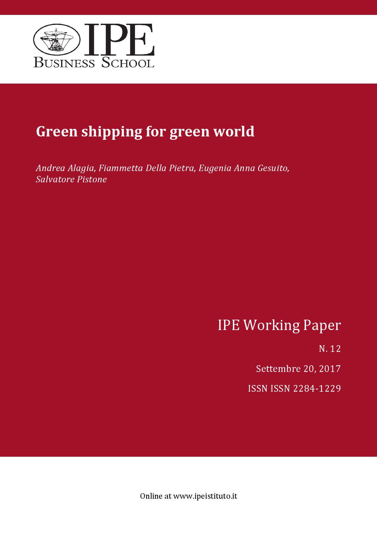 IPE Working Paper N.12/2017