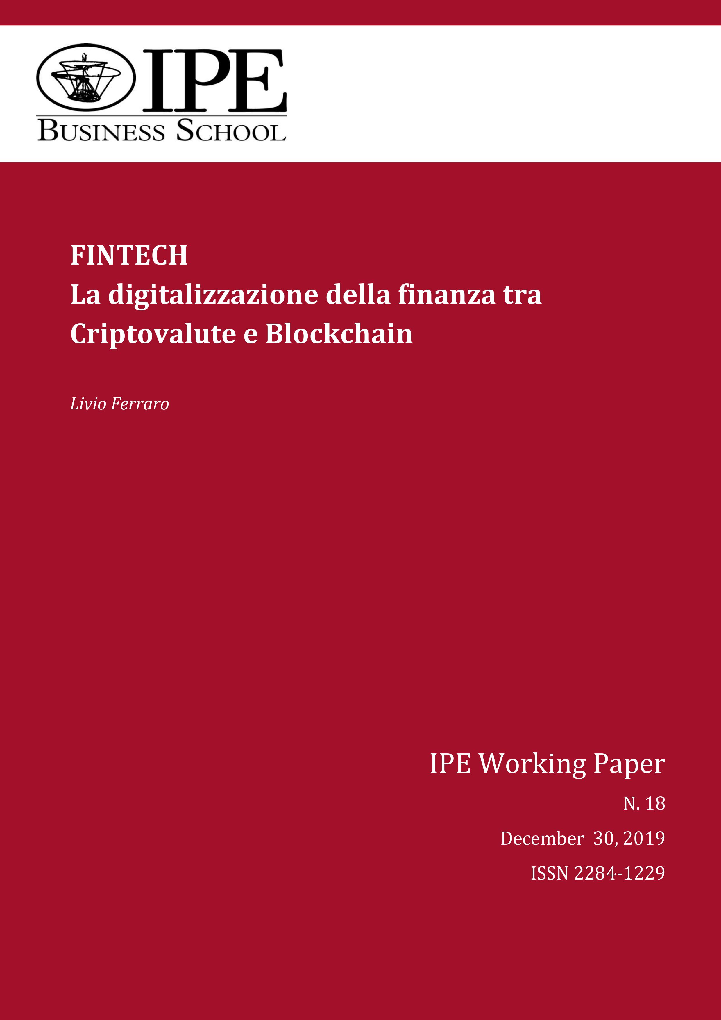 IPE Working Paper N.18/2019