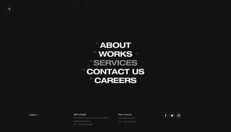 Hamburger Menu: Centered